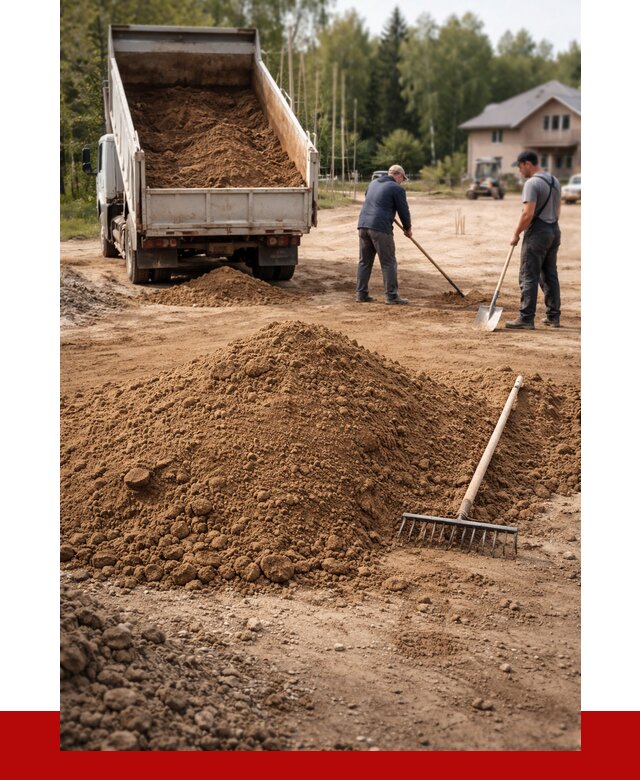 Суглинок для планировки в Павловском Посаде с доставкой от 4268 р. | ПРОНЕРУДПвл