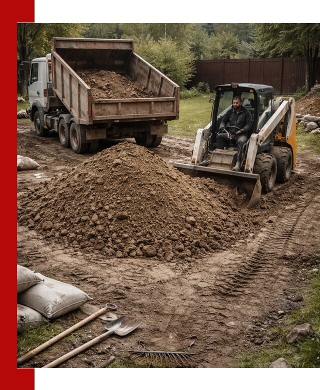 Суглинок для планировки участков в Павловском Посаде с доставкой и выгрузкой