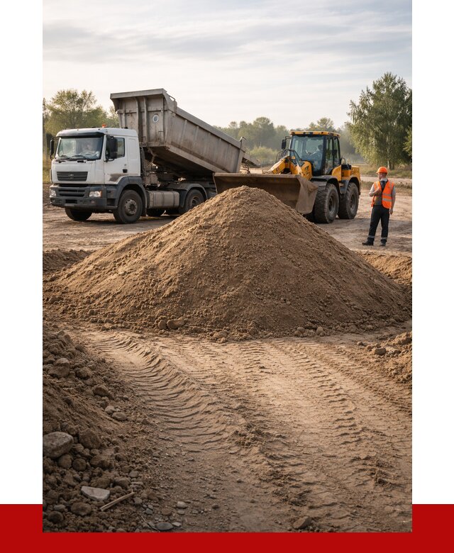 Купить песчаный грунт с доставкой в Павловском Посаде от 4268 р. | ПРОНЕРУДПвл