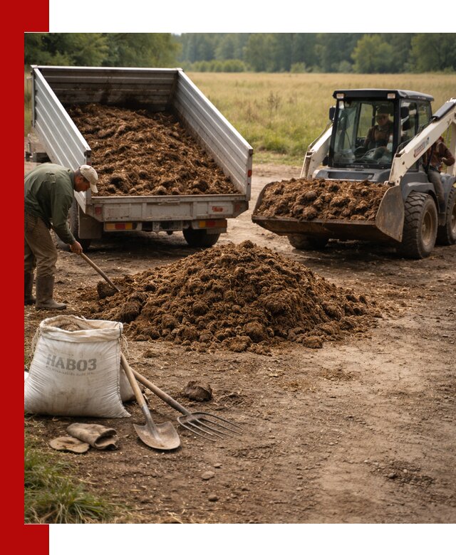 Доставка конского навоза в Павловском Посаде с разгрузкой и доставкой на объект