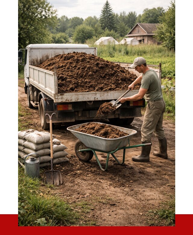 Купить коровий навоз с доставкой в Павловском Посаде от 1829 р. | ПРОНЕРУДПвл