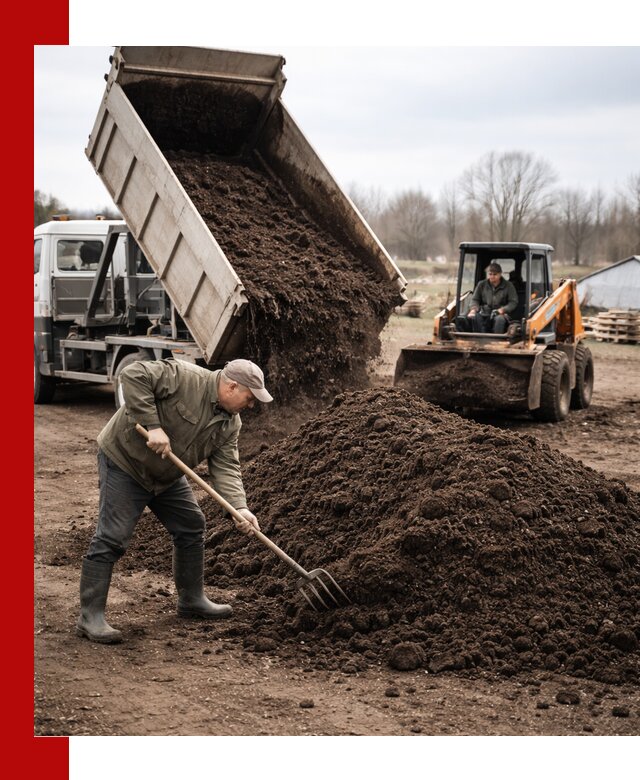 Доставка и продажа перегноя в Павловском Посаде быстро и дешево