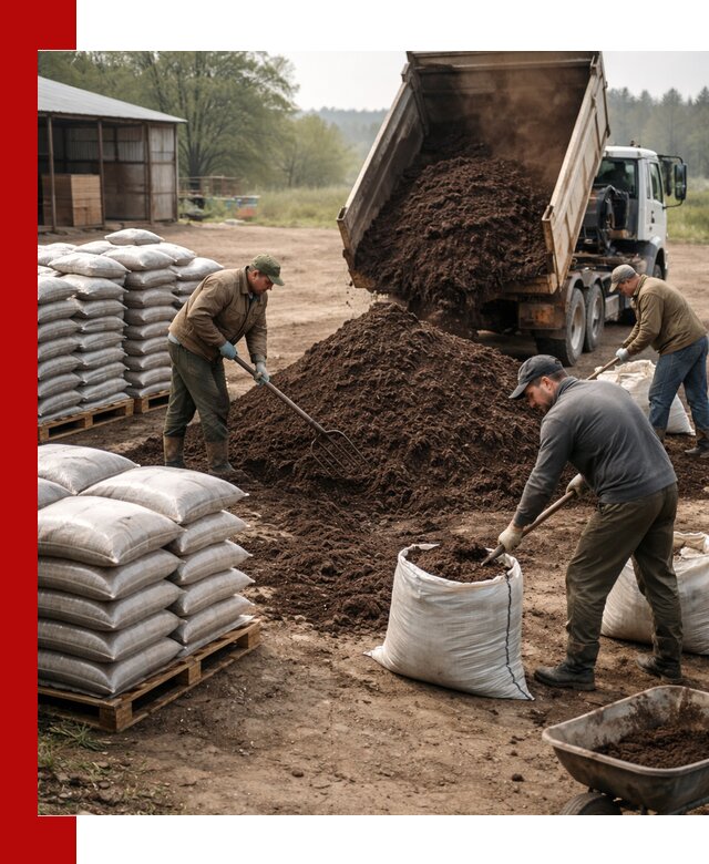 Доставка компоста оптом и в розницу в Павловском Посаде