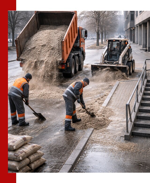 Поставка противогололедных материалов в Павловском Посаде
