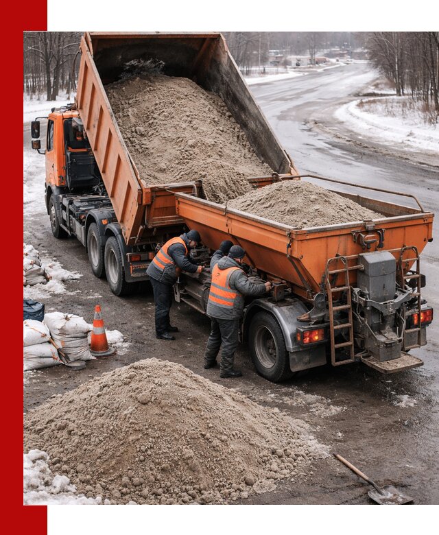 Поставка и вывоз пескосоля в Павловском Посаде оптом и в розницу