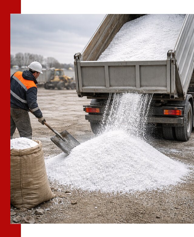 Поставка хлористого натрия оптом и в розницу в Павловском Посаде