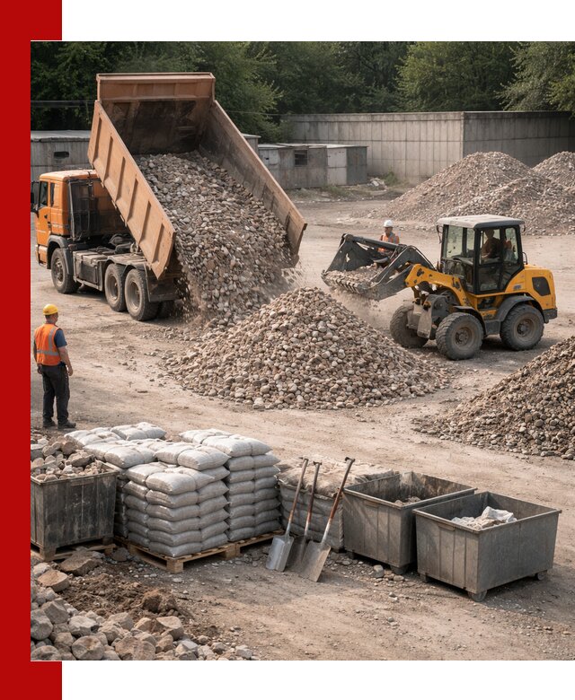 Вторичные материалы для отсыпки в Павловском Посаде — поставка и доставка