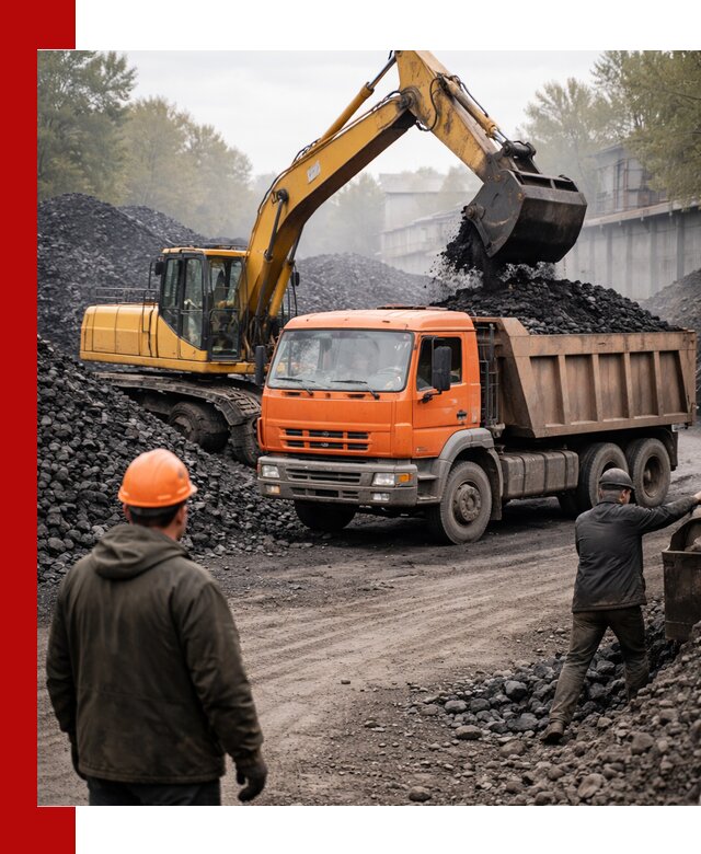 Доставка угля автотранспортом в Павловском Посаде быстро и выгодно