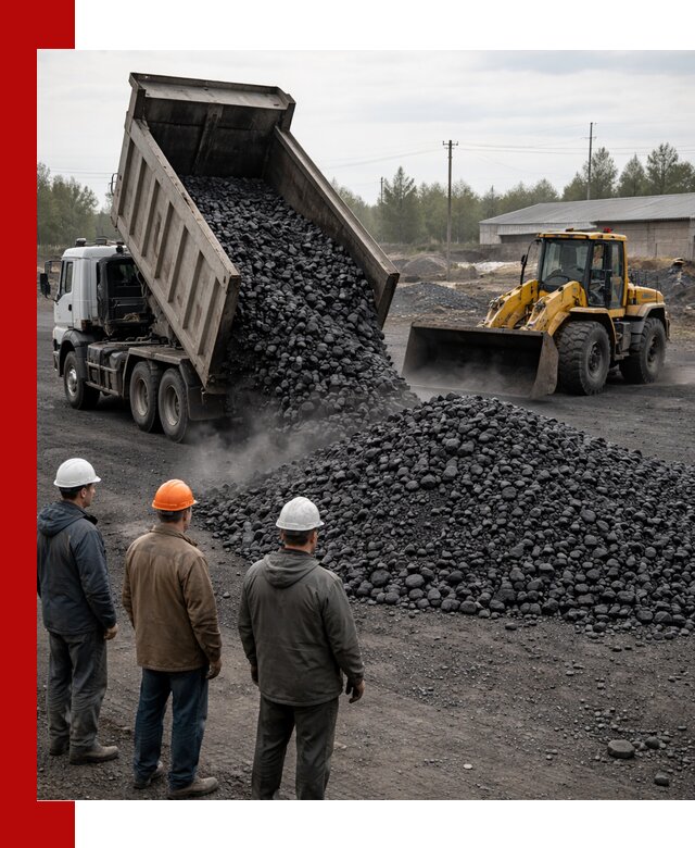 Доставка угля антрацита в Павловском Посаде с самосвалами и погрузкой