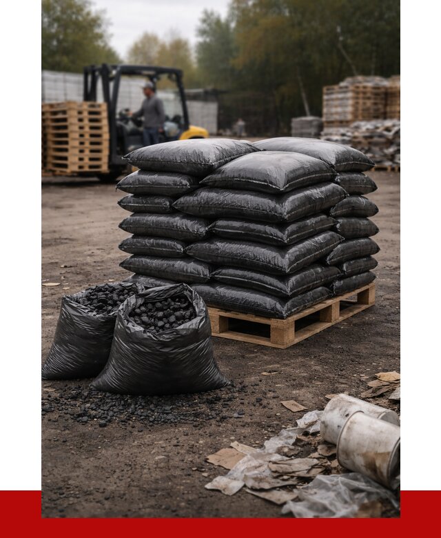 Купить уголь в мешках с доставкой в Павловском Посаде от 7622 р. | ПРОНЕРУДПвл