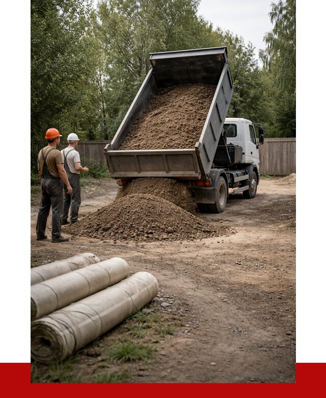 Доставка сыпучих материалов самосвалом в [cvi] от 4268 р. | ПРОНЕРУДПвл