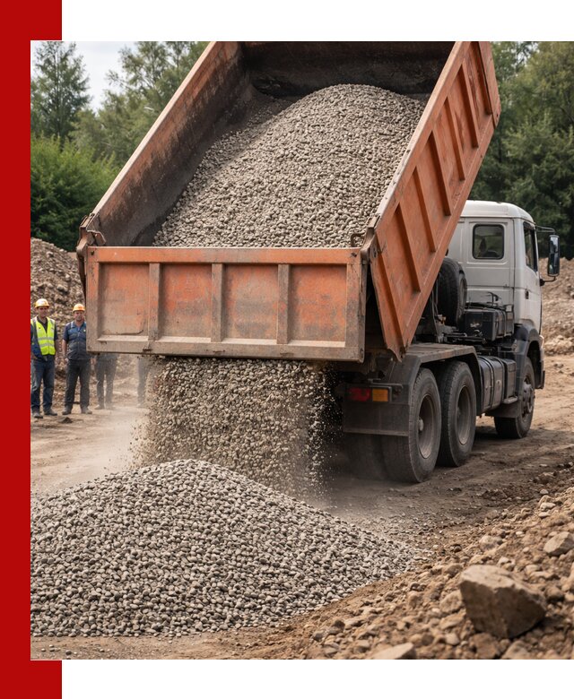 Доставка сыпучих материалов самосвалом в Павловском Посаде быстро и надежно