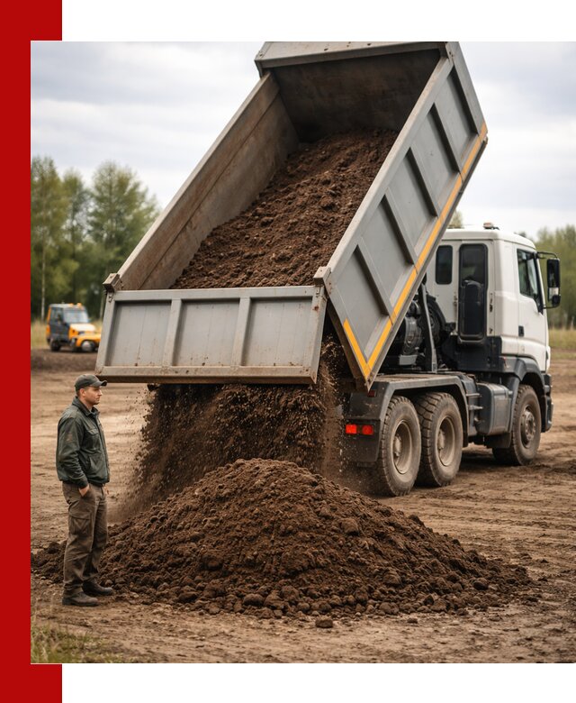 Аренда самосвала с водителем в Павловском Посаде для сыпучих грузов и навоза