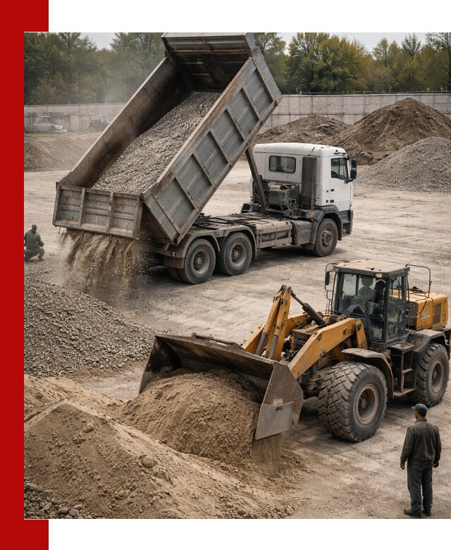 Перевозка сыпучих грузов самосвалами и бортовыми в Павловском Посаде