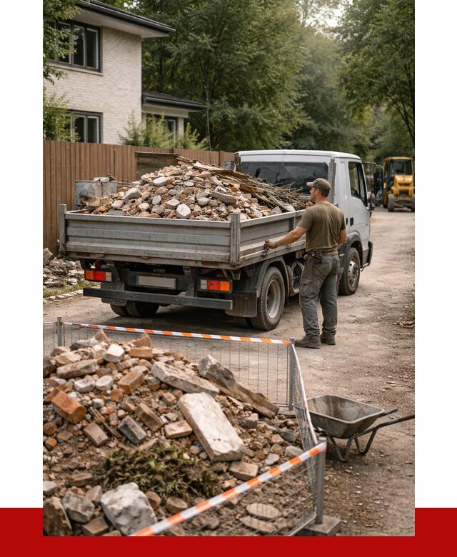 Вывоз строительного мусора с погрузкой в Павловском Посаде от 7622 р | ПРОНЕРУДПвл