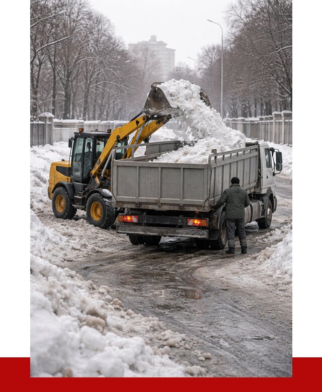 Вывоз снега с погрузкой в Павловском Посаде от 3557 р. ПРОНЕРУДПвл