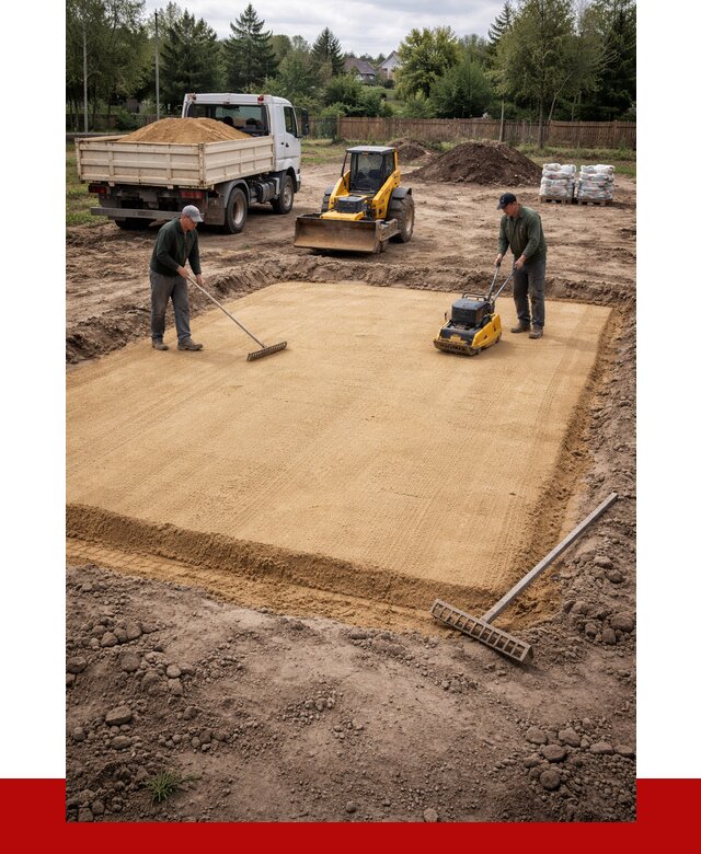 Устройство песчаной подушки в Павловском Посаде от 4573 р. ПРОНЕРУДПвл